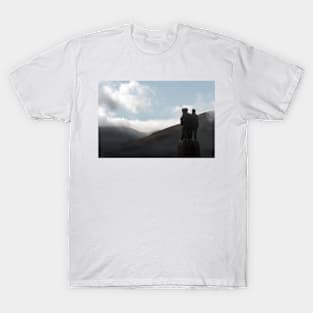 Commando Memorial near Spean Bridge in the Scottish Highlands T-Shirt